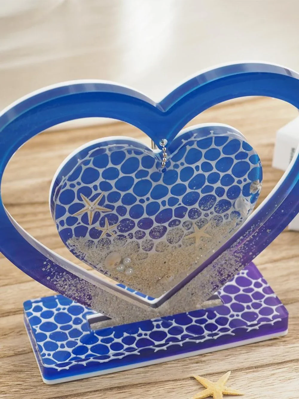Large Heart Resin Molds, Silicone Molds for Epoxy Resin, Heart Shaped Photo Fram